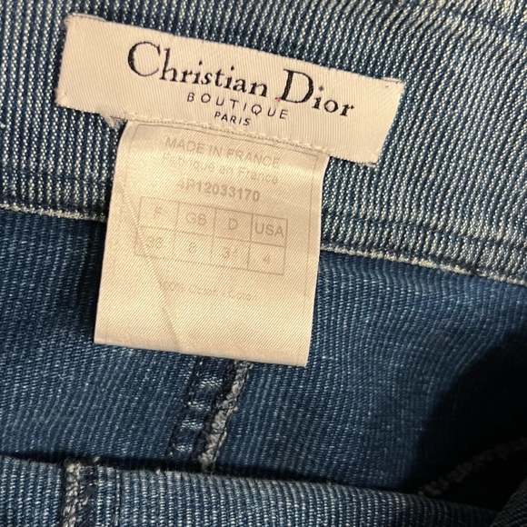 Vintage Dior mini skirt blue - Picture 7 of 7